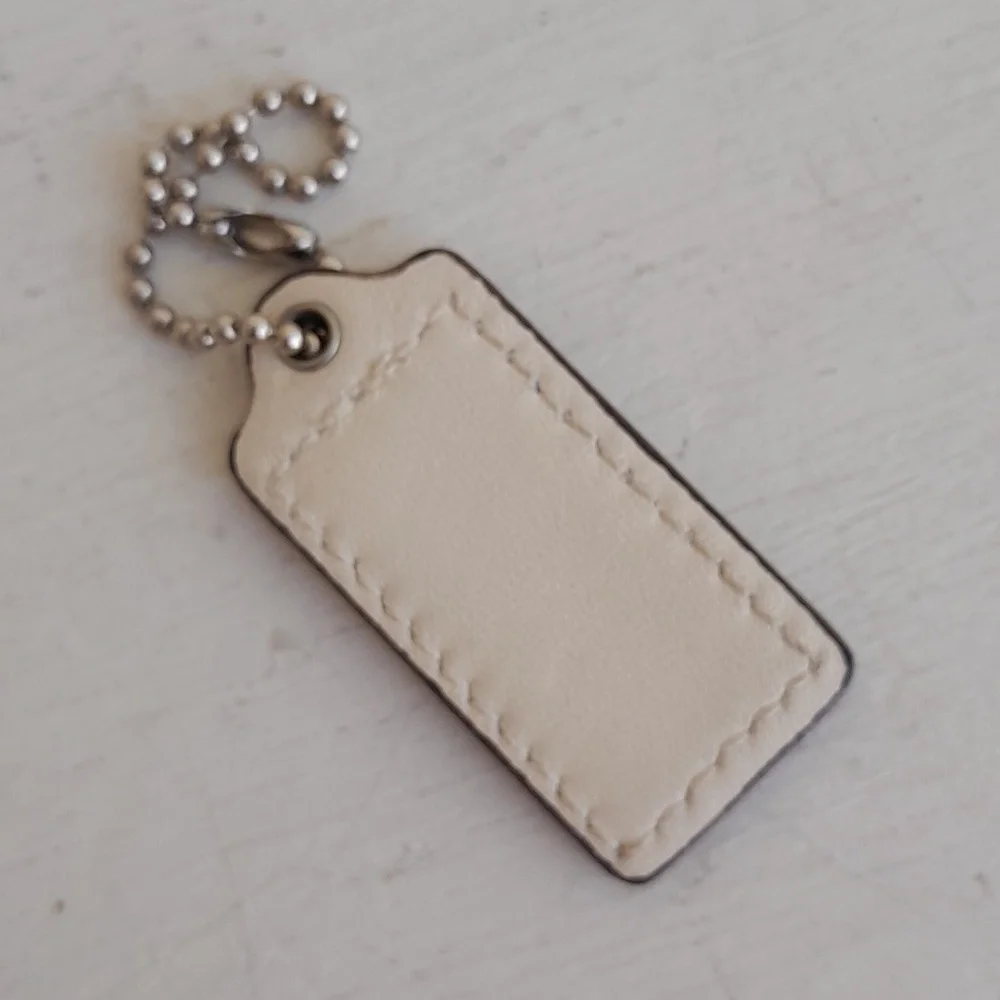 Off White Coach Hang Tag Charm